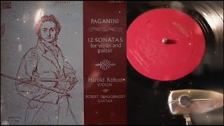 PAGANINI—Sonatas for Violin and Guitar OP2A MajorC MajorD MinorHarold KohonRobert Shaughnessy [upl. by Yrakaz679]