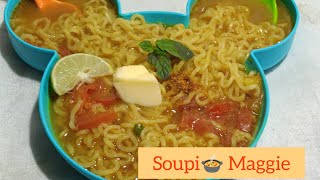 makhni butter soupi instant Maggie recipe instant style Maggie recipe Indian Maggie [upl. by Colyer]