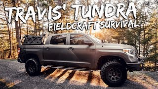 OVERLAND TUNDRA BUILD  Travis from Fieldcraft Survivals Incredible Toyota Tundra Build [upl. by Mcgee]