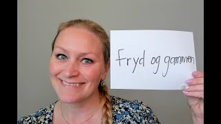 Video 1140 Idiom nummer 104 Fryd og gammen [upl. by Akeimahs]