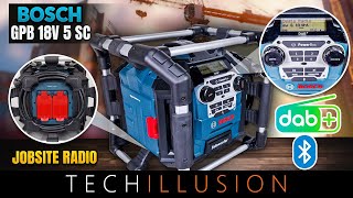 🔥THE PERFECT Cordless JOBSITERADIO GPB 18V5 SC by BOSCH 😱  Bosch GPB 18V 5SC DAB Bluetooth [upl. by Eurydice]