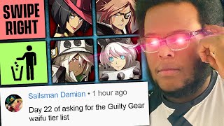 THE GUILTY GEAR WAIFU TIER LIST [upl. by Morly]