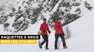 Conseils  comment bien utiliser les raquettes à neige [upl. by Auhs]