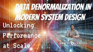 Data Denormalization in Modern System Design  Unlocking Performance at Scale [upl. by Anerehs]