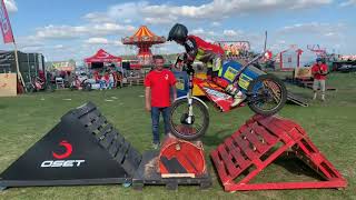 OSET  Amazing 10 year old Electric dirt bike trials stunts [upl. by Fernandez]