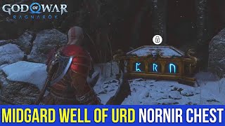 God of War Ragnarok  Midgard Well of Urd Nornir Chest Location amp Solution [upl. by Enilrahc]