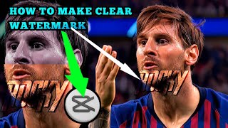 How to get clear watermark capcut  Capcutvideo editing  Transparent Watermark tutorial CapCut [upl. by Yaresed]