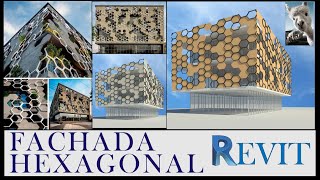 ✅PANEL HEXAGONAL PERFECTO PARA FACHADA EN REVIT [upl. by Rachael]