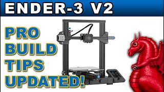 Creality Ender3 V2 assembly and pro build tips  UPDATED 2021 [upl. by Ecnadnak]