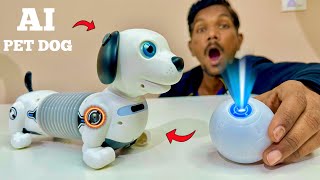 RC AI Smart Robo Dog Unboxing amp Testing  Chatpat toy TV [upl. by Rehpotsrihc790]