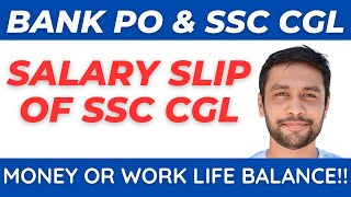 Left Bank PO amp Joined SSC CGL  SSC CGL Latest Salary Slip 2024 With Allowances  Banker Couple [upl. by Yirinec]