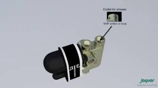 Bathroom Diverter How to install Jaquar 3 inlet diverter fitting [upl. by Llenral]