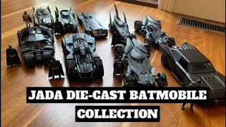 My Batmobile Collection  Jada Toys  DieCast Batmobiles  124 Scale [upl. by Lancaster]