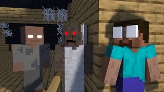 Monster School horror hide and seek  Minecraft Animation [upl. by Jamilla718]