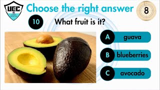 Learn More Names of Fruits and their Pronunciation with Quizzes  ESL Kids  Quiz 6 [upl. by Gervais]