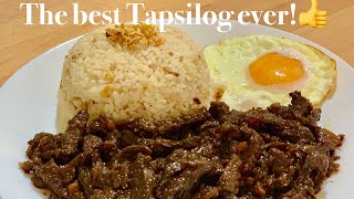 Homemade Beef Tapa  The Best Tapsilog Recipe  Jheme’s Kitchen [upl. by Aelram768]