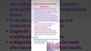 Antiphospholipid antibody Syndrome draditikumar pathologyacademy biology mbbs neetpg [upl. by Anselme]