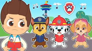 CINCO BEBÉS 🐶👮‍♂️ Las mejores canciones de la patrulla de perros [upl. by Christin]