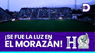 ¡Se fue la energía eléctrica Pequeño apagón eléctrico afectó al Estadio Francisco Morazán [upl. by Idaline]