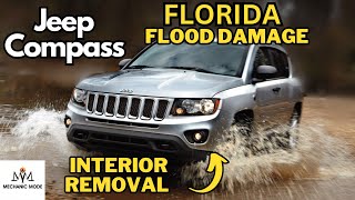 20102016 Jeep Compass Flood Interior Removal Fresh Florida Flood Car Fix [upl. by Forest]