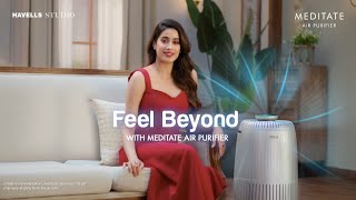 Feel Beyond with Meditate Air Purifier  Janhvi Kapoor [upl. by Eileen]