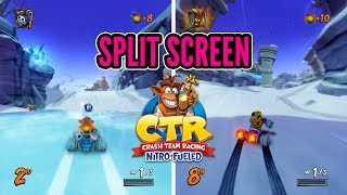 Crash Team Racing Nitro Fueled  HD Split Screen Gameplay [upl. by Aicia]