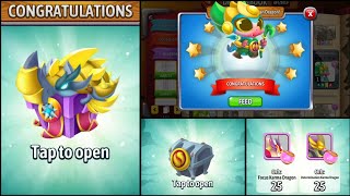 443 Dragon city  Open a new Spiked Collection Chest  Get a new Lake Guardian Dragon [upl. by Ajnek]