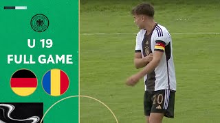 Germany vs Romania  Under19  EURO Qualifiers [upl. by Fransen]