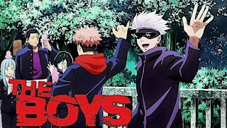 Jujutsu Kaisen Funny Moments In Hindi  Gojo Thug Life Moment  The Boys Meme gojo jjk trending [upl. by Heloise677]