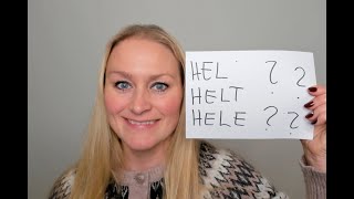 Video 1179 Hel helt eller hele [upl. by Losyram157]