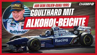 Er trank Schnaps vor dem Qualifying ExFormel 1Fahrer David Coulthard legt AlkoholBeichte ab [upl. by Fisk]