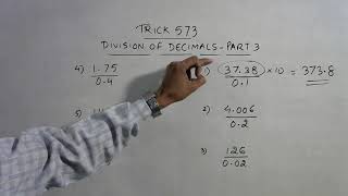 DECIMAL DIVISION MADE EASY  WATCH FULL VIDEO [upl. by Eibrad434]