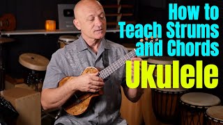 Ukulele Strumming and Chords  How To Play Ukulele for Beginners [upl. by Kitty]