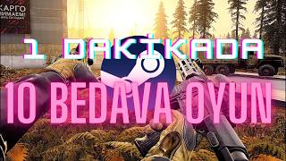 1 Dakika da 10 Bedava Steam Oyunu [upl. by Fanchet]