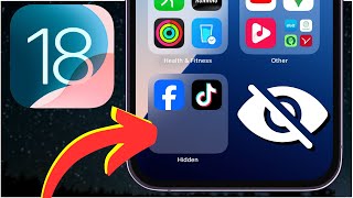 How To Add Apps To Hidden Folder iPhone iOS 18 [upl. by Margeaux983]