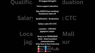 finderbro hiring jobs hiringpost hiringtalent jaipurjobs [upl. by Chadwick]