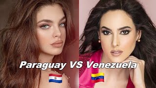 ♛ Nadia Ferreira • PARAGUAY VS Luiseth Materan • VENEZUELA  DUELO DE MAXIMAS MissUniverse2021 [upl. by Vincentia]