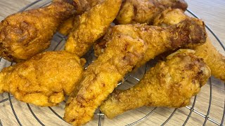 Économique recette de Poulet KFC SANS Chapelure et SANS œufs [upl. by Carlotta]