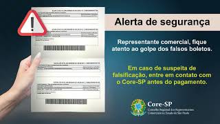 Alerta de segurança Representante comercial fique atento ao golpe dos falsos boletos [upl. by Uke]