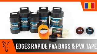 FOX CARP FISHING TV ROMANIA Sistem Rapid Edges PVA Bag System [upl. by Bluma]