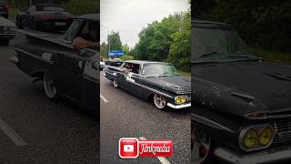 Västerås Summer Meet 2024 Sweden 🇸🇪 Ratrod Chevrolet BelAir 1959 Pilsnerbil shorts shortvideo [upl. by Aharon228]