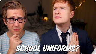 School Uniforms YES OR NO  British VS American [upl. by Ruosnam450]