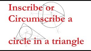 Construct a Circle Circumscribed around a Given Triangle [upl. by Enomahs]