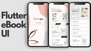 eBook Online Book Reading App  Flutter UI  Speed Code [upl. by Keri966]