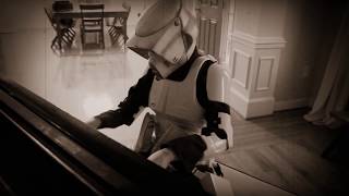 Star Wars Cantina Song  Piano Playing Stormtrooper [upl. by Holmen]