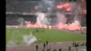 Panathinaikos  Club Brugge Welcome to hell   1994 [upl. by Anamuj]