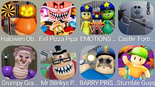 GRUMPY GRANDPAHALLOWEEN BARRYS PRISON RUNESCAPE MR STINKY DETENTIONEscape Papa Pizzas Pizzeria [upl. by Cavit]