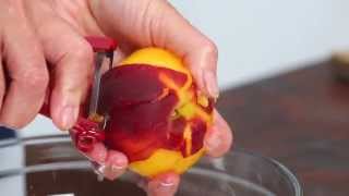 How To Peel and Pit Peaches  Southern Living [upl. by Sass]