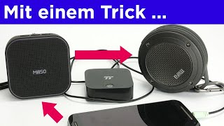 Zwei BluetoothLautsprecher verbinden und Stereo App  Drei Möglichkeiten [upl. by Sahcnip257]