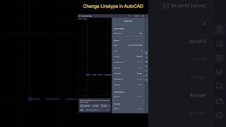 How To Change Linetype In AutoCAD On iPad shorts cad autocad ipaddrawing ipad linetype [upl. by Meagan776]